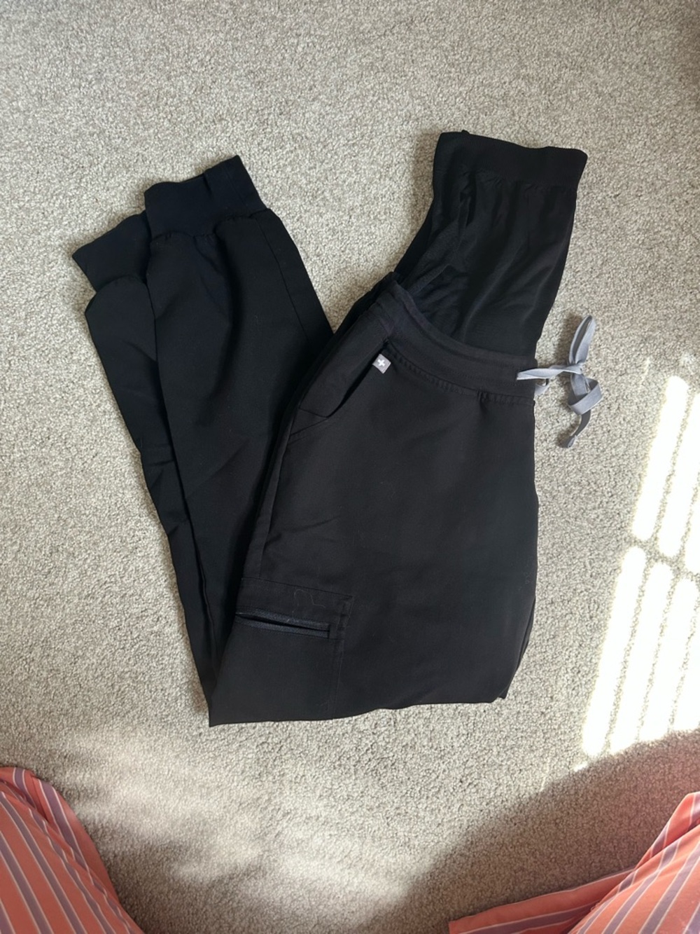 Black Maternity Figs Scrub Pants Zamora Joggers